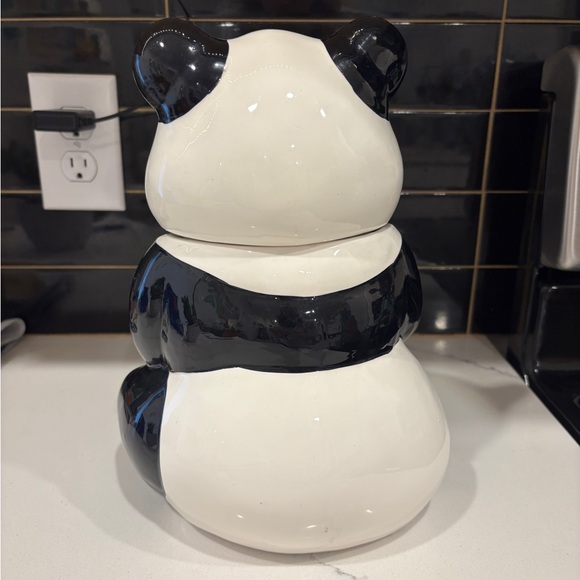 🐼 Vintage Panda Ceramic Cookie Jar 🐼 - Picture 3 of 8